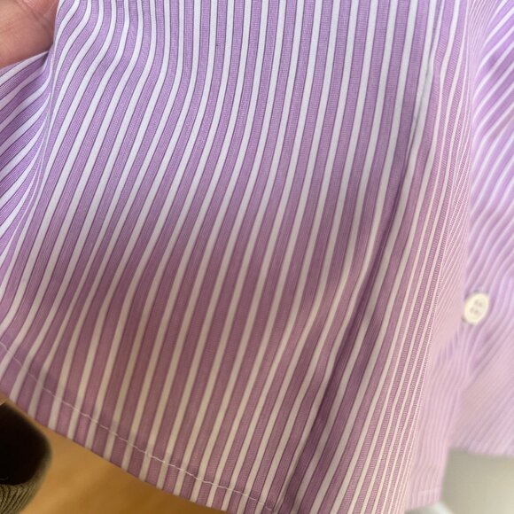 Theory Leopolda Crossword Shirt Lilac Pink - Picture 3 of 8